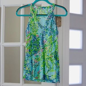 Lilly Pulitzer Skye Blue Heaven Tank Top